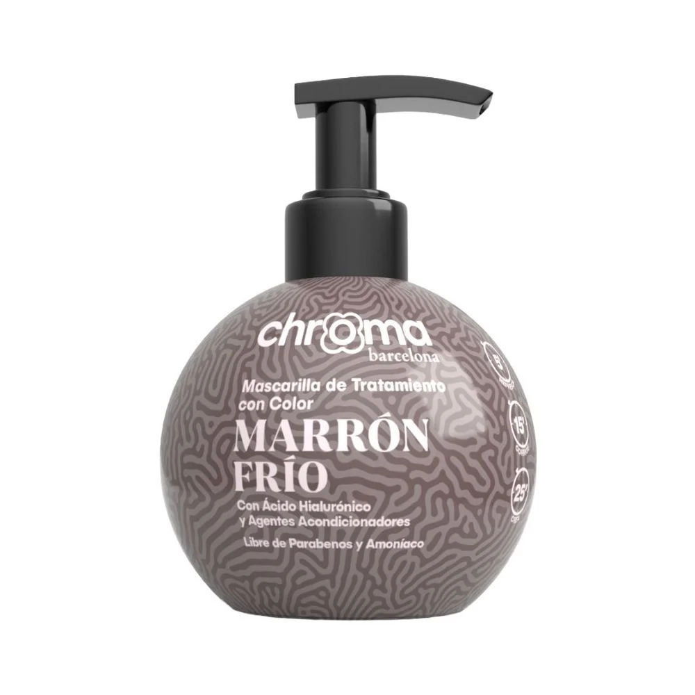 Chroma Barcelona Mascarilla Tratamiento Color Marrón Frío 250 ml