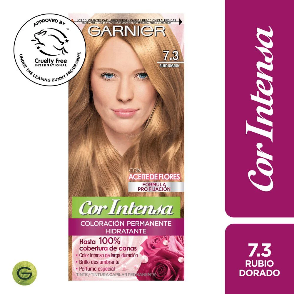 Garnier Nutrisse Cor Intensa 7.3 Rubio Dorado 113 g
