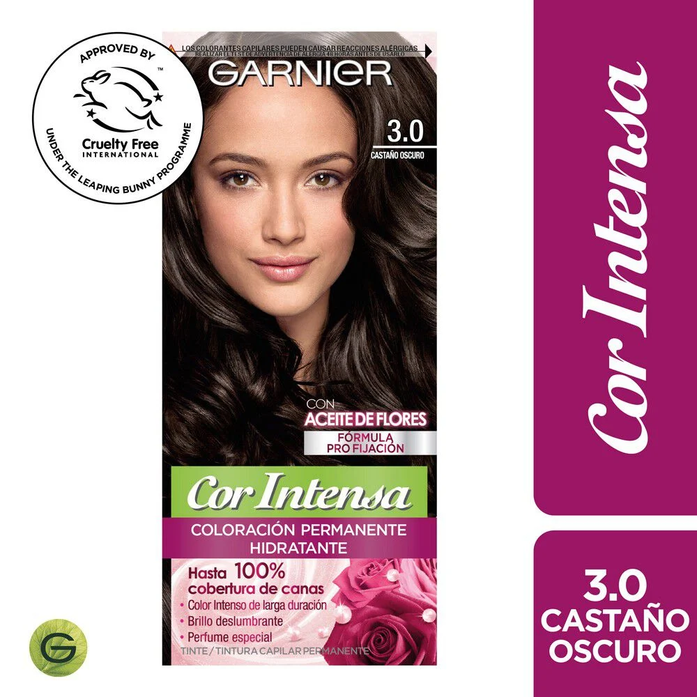 Garnier Nutrisse Cor Intensa 3.0 Castaño Oscuro - Tintura Permanente