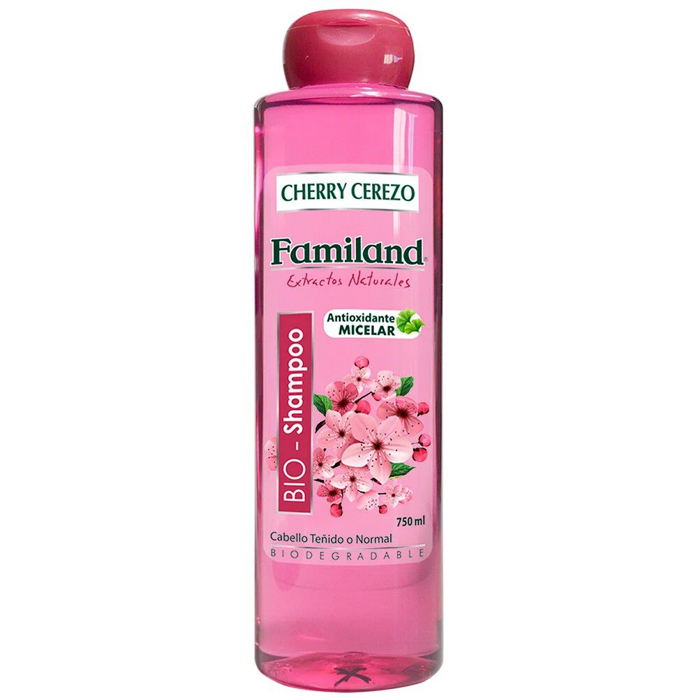 Familand Bio Shampoo Cherry Cerezo Antioxidante Micelar 750 ml