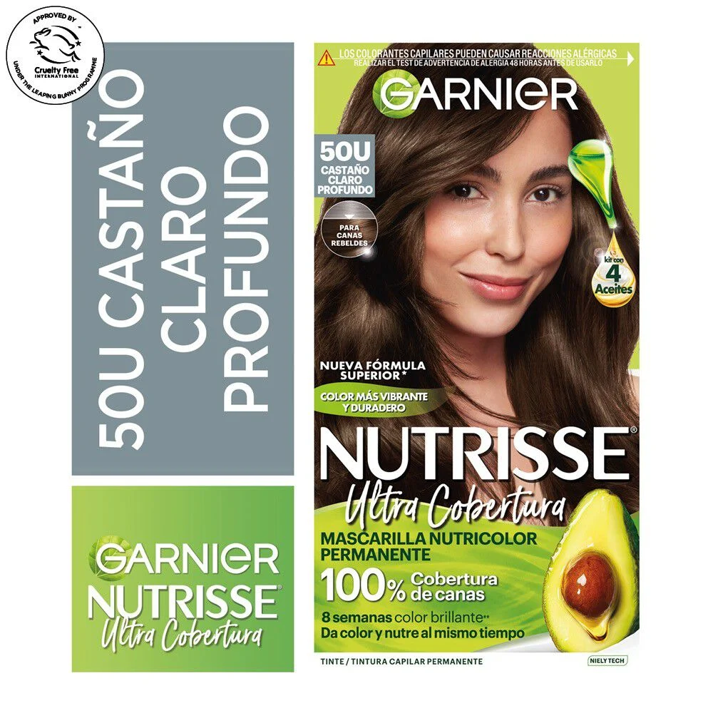 Garnier Nutrisse Ultra Cobertura 50 Castaño Claro Profundo