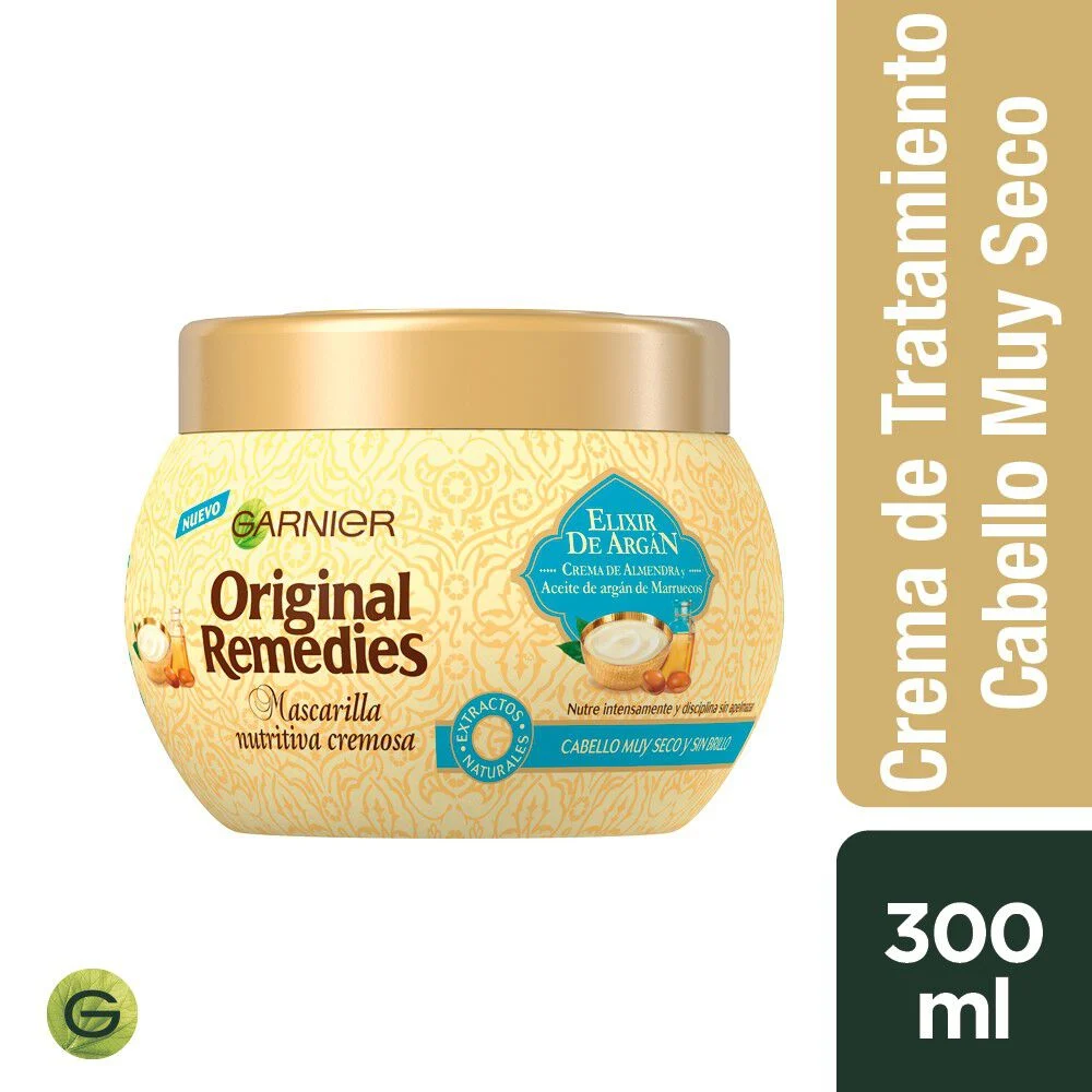 Garnier Original Remedies Mascarilla Elixir de Argán 300 ml