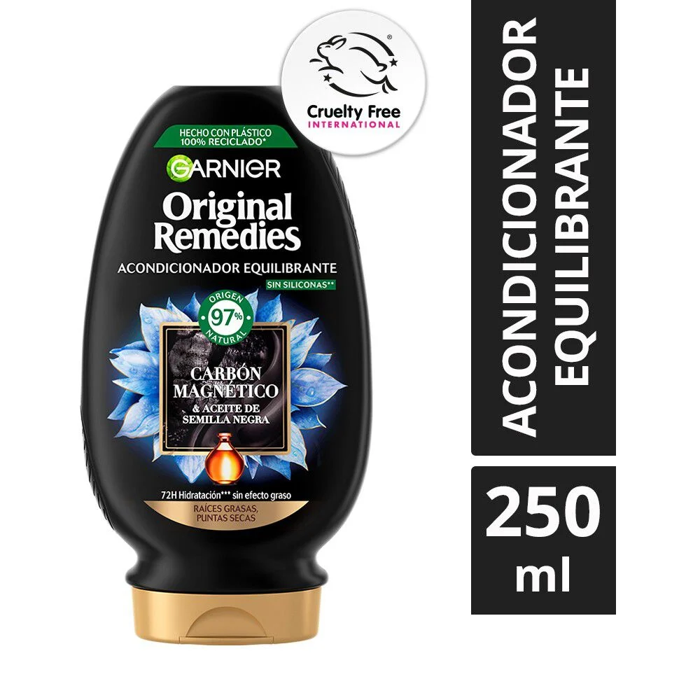Garnier Original Remedies Acondicionador Carbón Magnético 250 ml