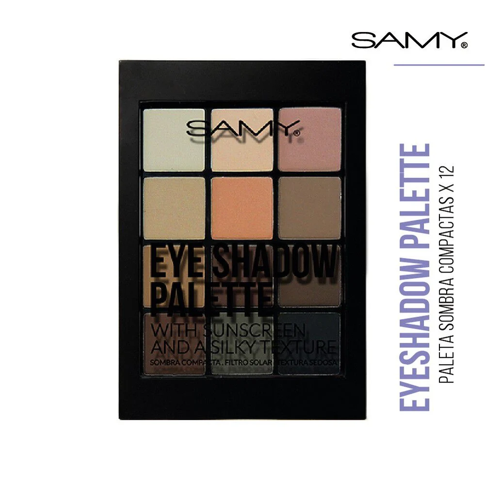 Samy Eye Shadow Palette 12 Sombras Aswan