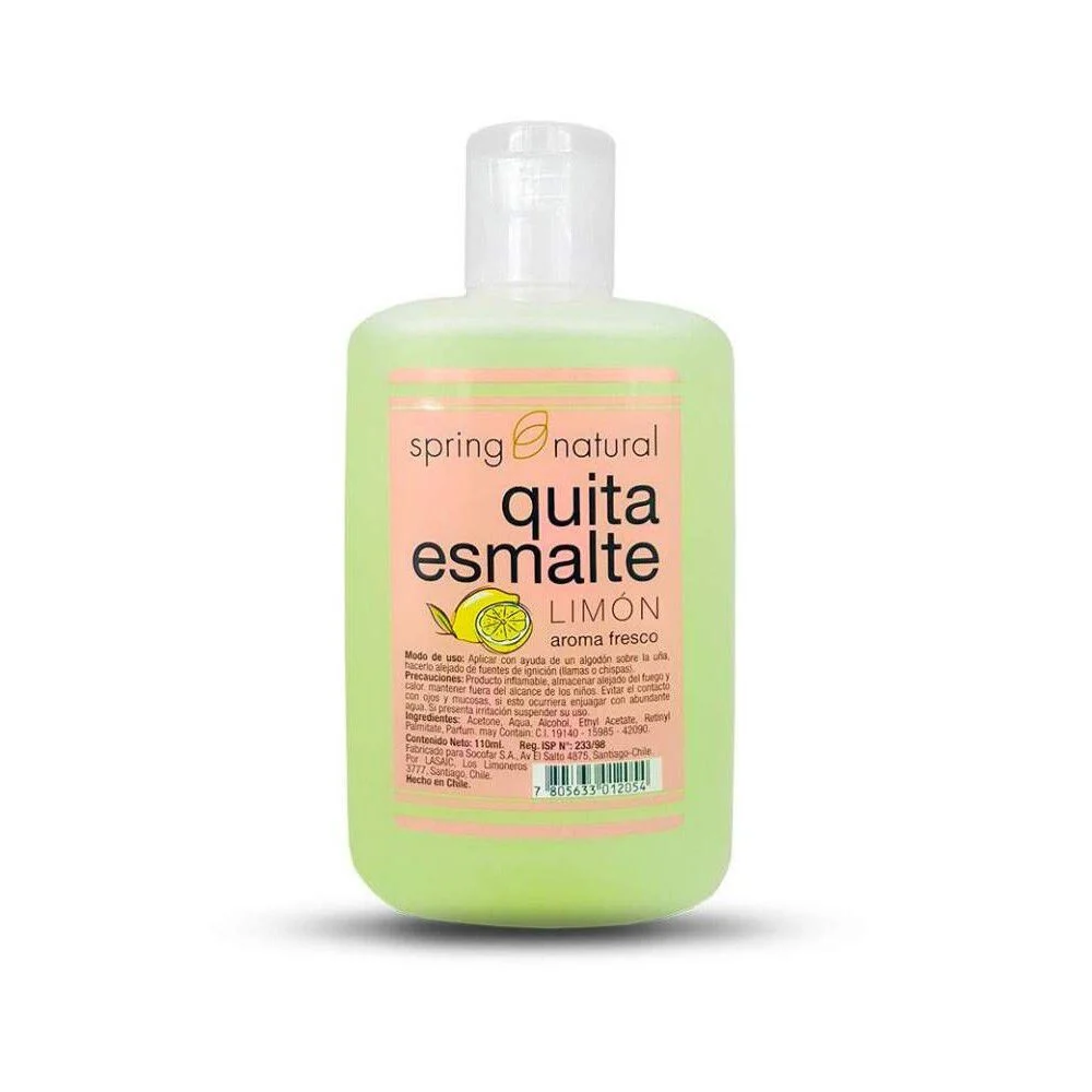 Spring Natural Quita Esmalte Limón 110 ml