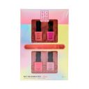 Beauty 100 Esmaltes Tonos Rosados x 4 + Lima
