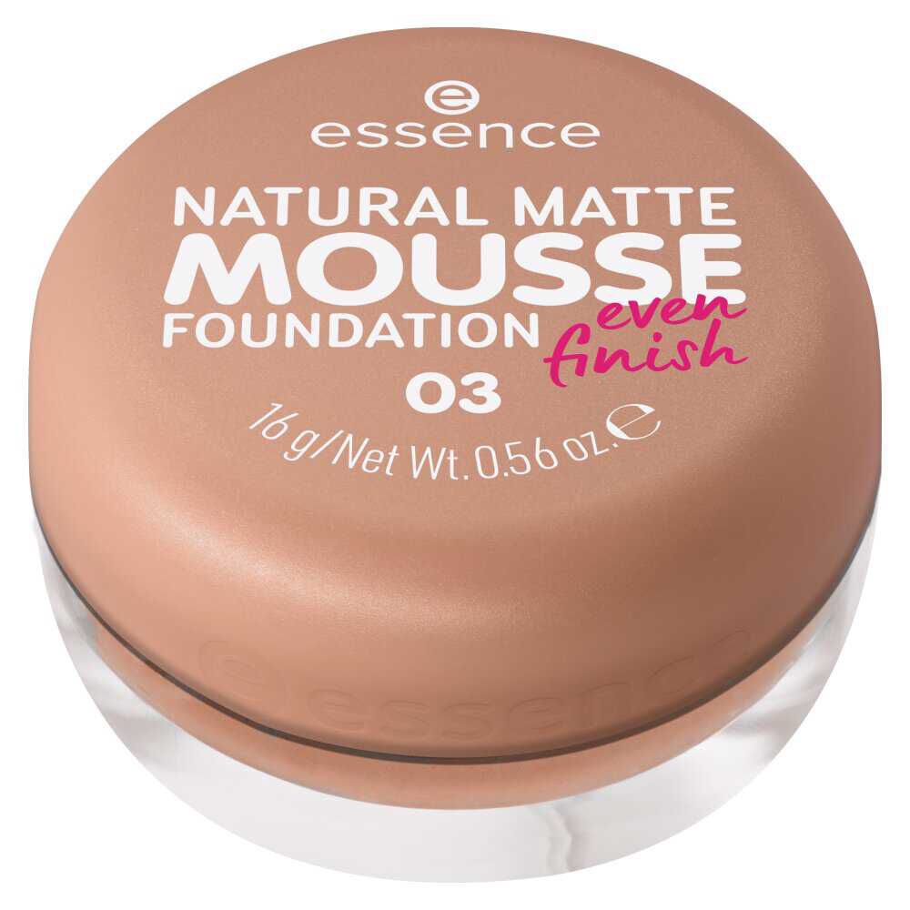 Essence Natural Matte Mousse Base 03 Even Finish 16 g