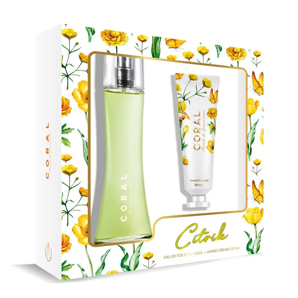 Coral Citrik EDT 100 ml + Crema de Manos 50 ml
