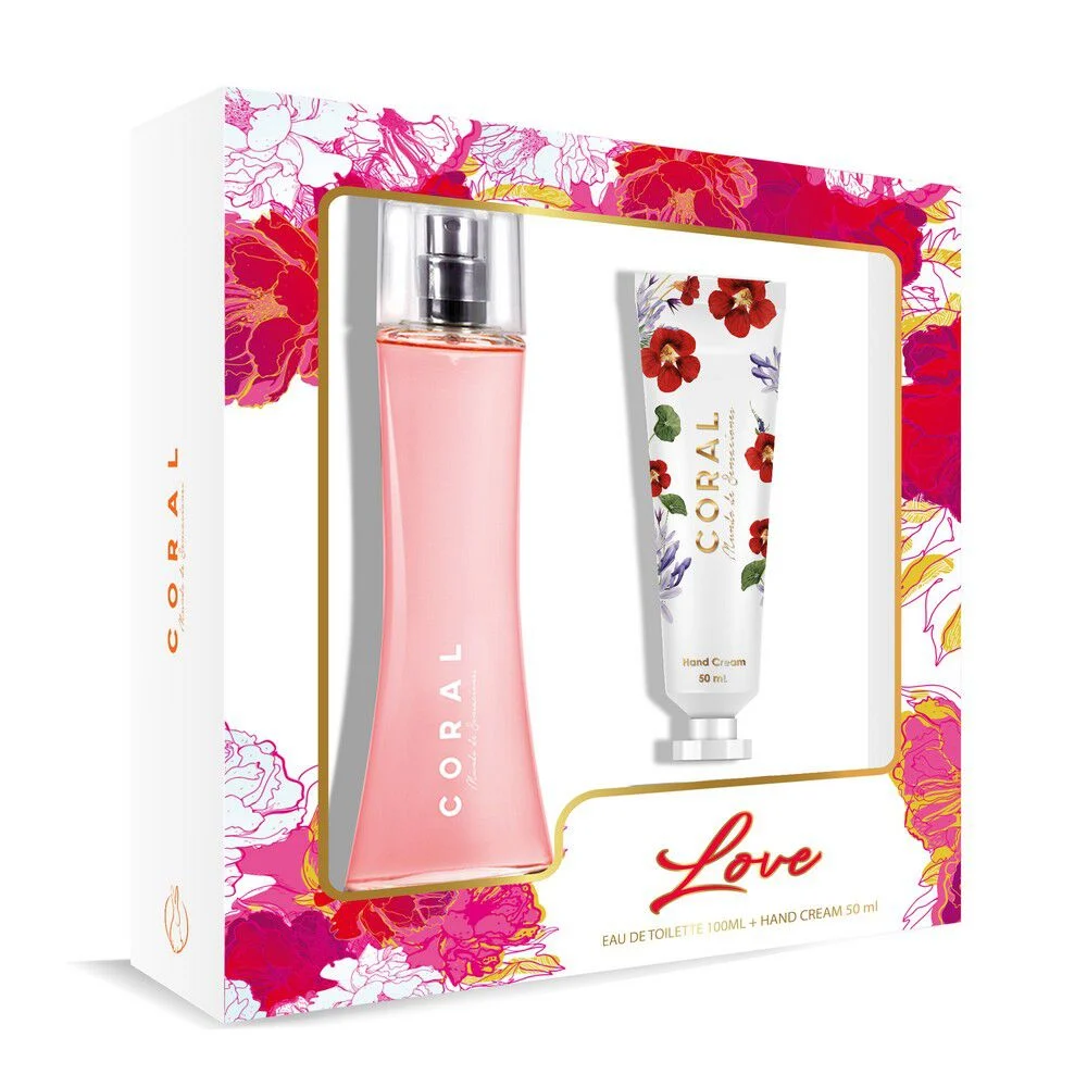 Coral Love Eau de Toilette 100 ml + Crema de Manos 50 ml
