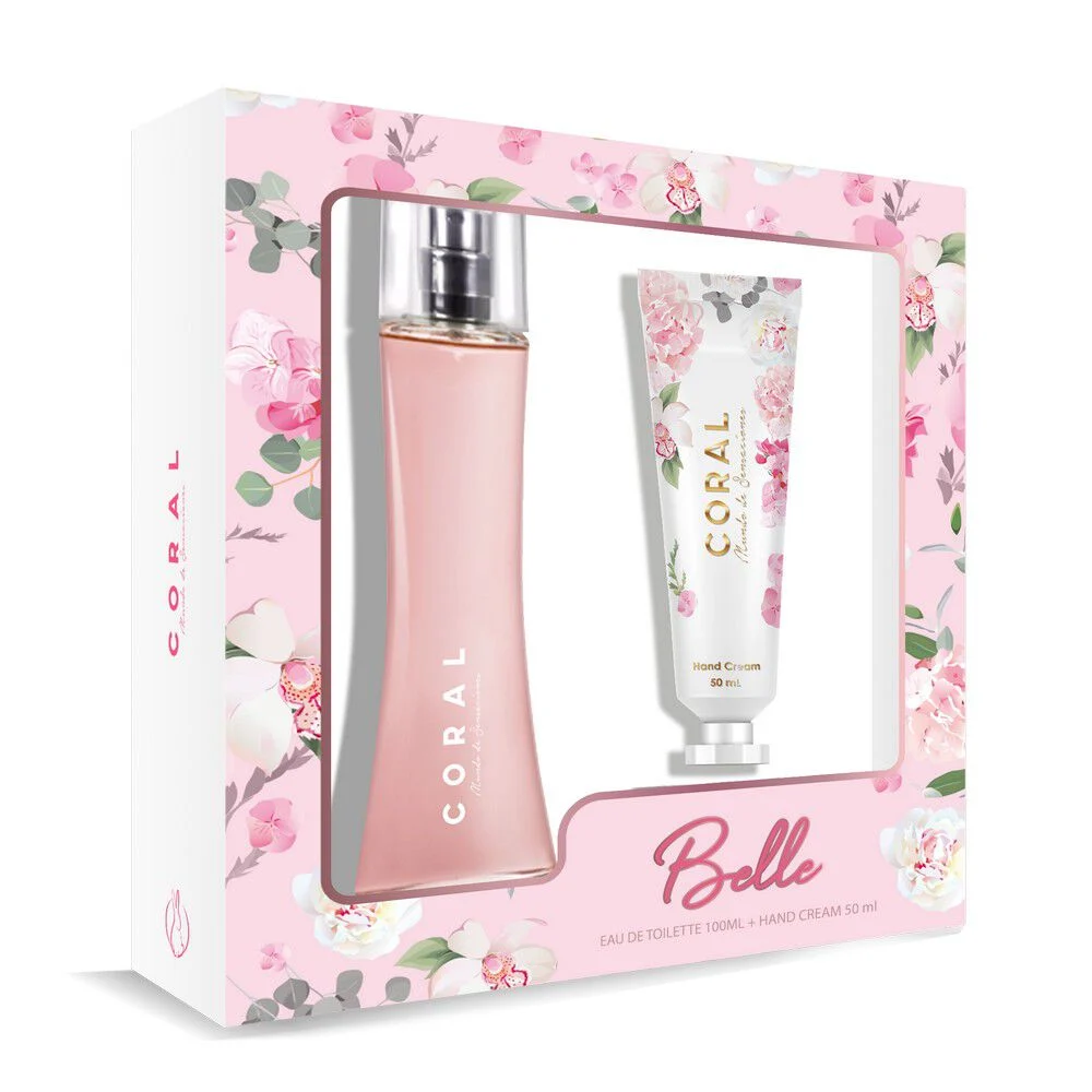 Coral Belle Eau de Toilette 100 ml + Crema Manos 50 ml