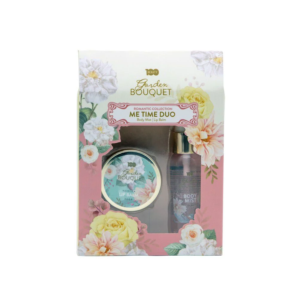 Beauty 100 Garden Bouquet Set Body Mist 30ml + Bálsamo Labial 20g
