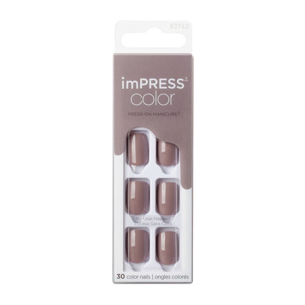 KISS Impress Color Uñas 024 Taupe Prize 30 Unidades
