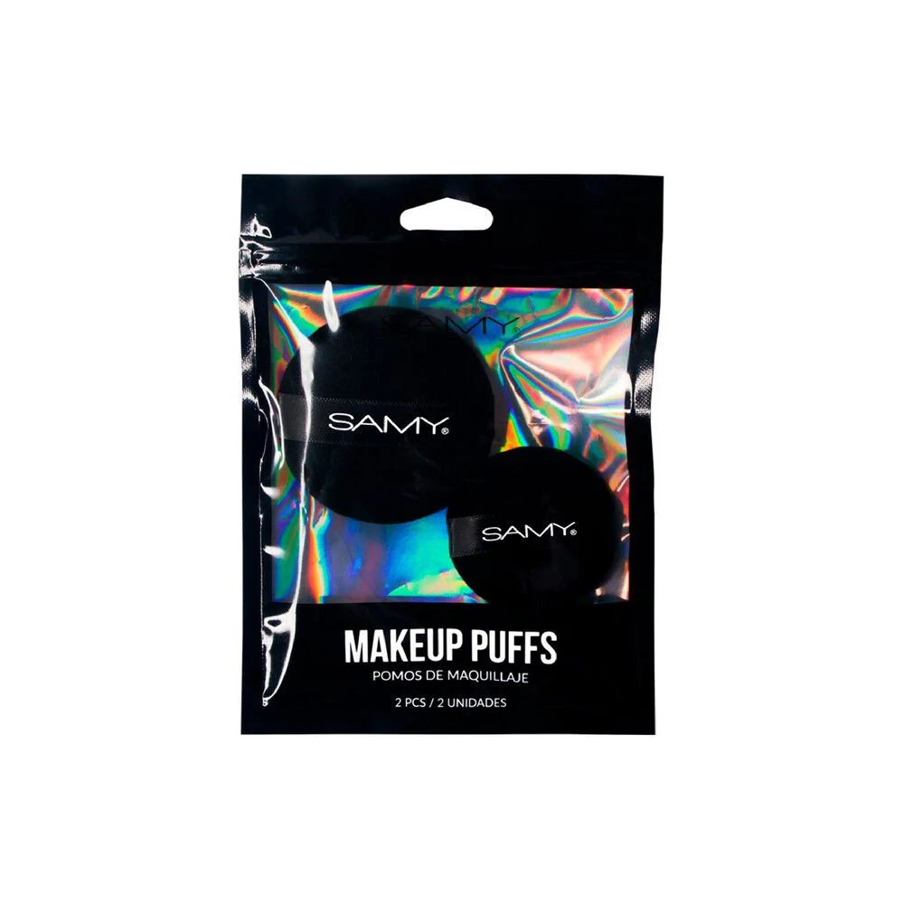 Samy Pomos de Maquillaje Redondos x 2 Unidades