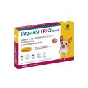 Simparica Trio 1.25-2.5 Kg 3 Comprimidos - Sarolaner + Moxidectina + Pirantel