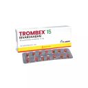 Trombex 15 Rivaroxabán 15 mg x 28 Comprimidos Recubiertos
