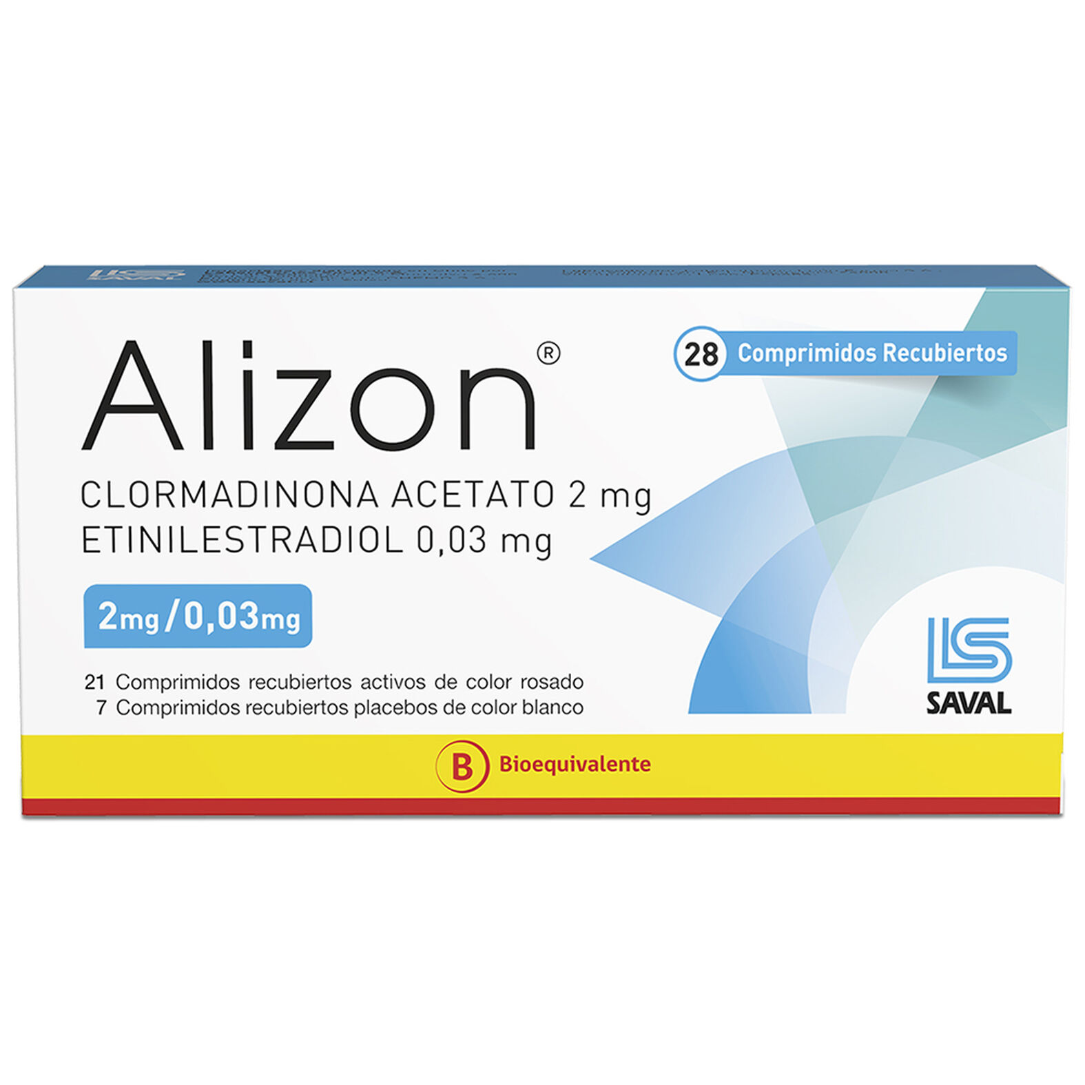 Alizon 2 mg/0.03 mg x 28 Comprimidos Recubiertos - Clormadinona + Etinilestra...