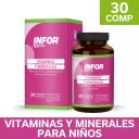 Infor Pro Kids Vitaminas y Minerales 30 Comprimidos Masticables