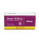 Glicenex SR 500 mg x 30 Comprimidos de Liberación Prolongada