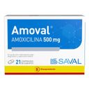 AMOVAL Amoxicilina 500 mg 21 comprimidos