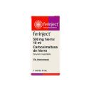 Ferinject 500 mg/10 mL x 1 Frasco Ampolla Solución Inyectable