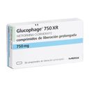 Glucophage XR 750 mg x 30 Comprimidos de Liberación Prolongada