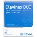 Clavinex Duo 400 mg/57 mg/5 ml x 70 ml Polvo para Suspensión Oral con Solvente