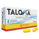Taloxa 20 mg x 4 Comprimidos Recubiertos - Tadalafilo