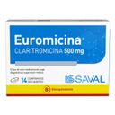 EUROMICINA Claritromicina 500 mg 14 comprimidos