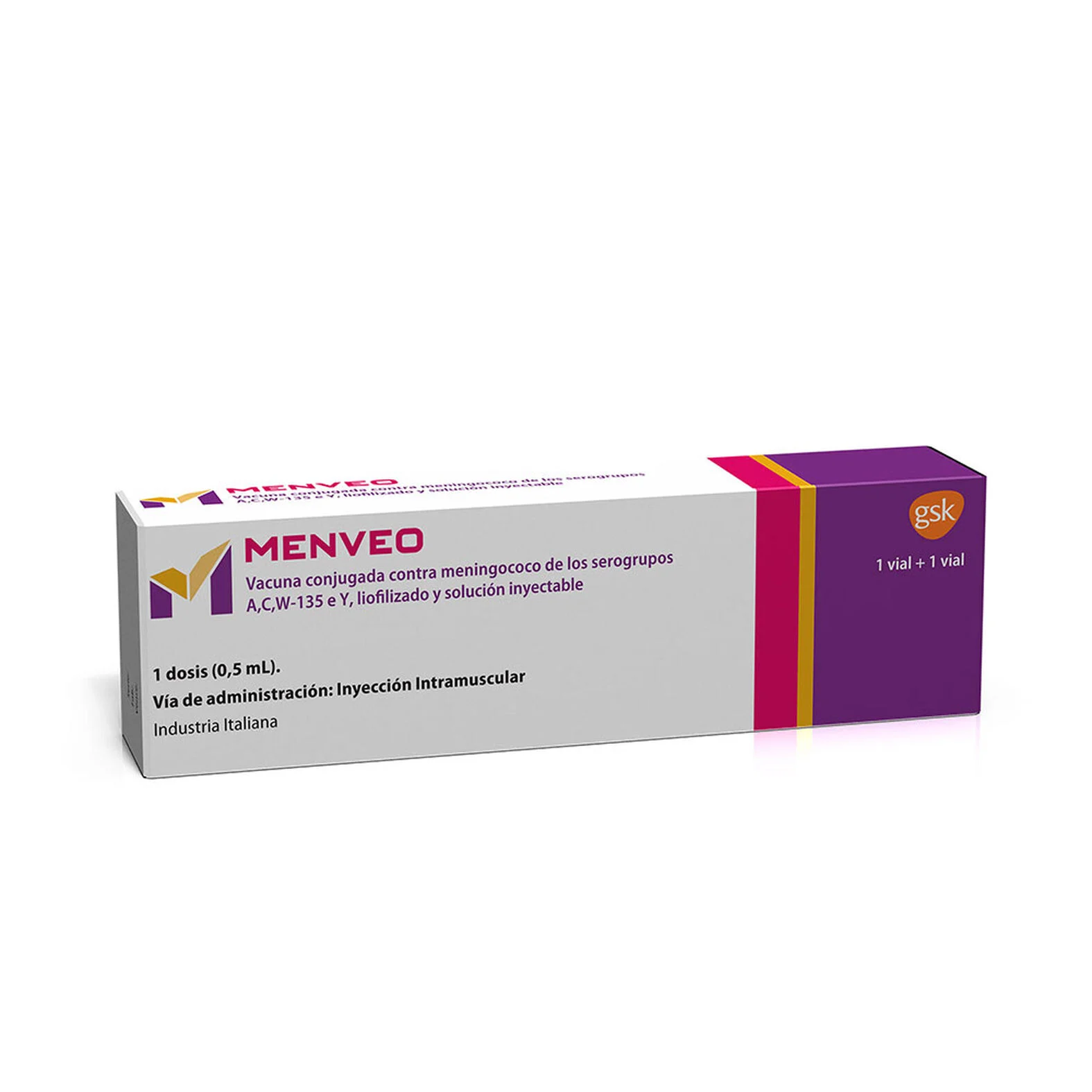 Menveo Jeringa Prellenada 0.5 mL - Vacuna Meningocócica ACWY