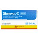 Olmeval D 40 mg / 25 mg 30 comprimidos recubiertos