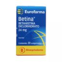 Betina 24 mg x 30 Comprimidos - Betahistina Diclorhidrato