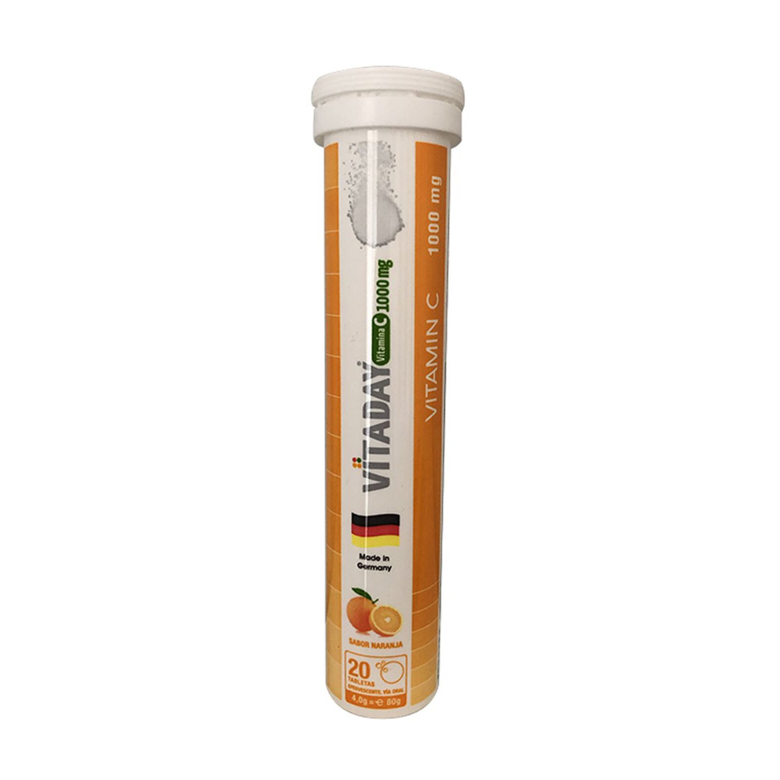 Vitaday Vitamin C 1000 mg 20 Comprimidos Efervescentes