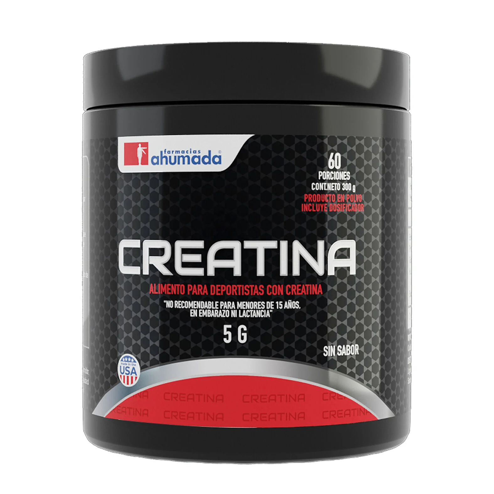 Farmacias Ahumada Creatina Sin Sabor 300 g