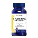 Vitaday L-Carnitina + Cromo 500 mg / 200 mcg 60 Cápsulas