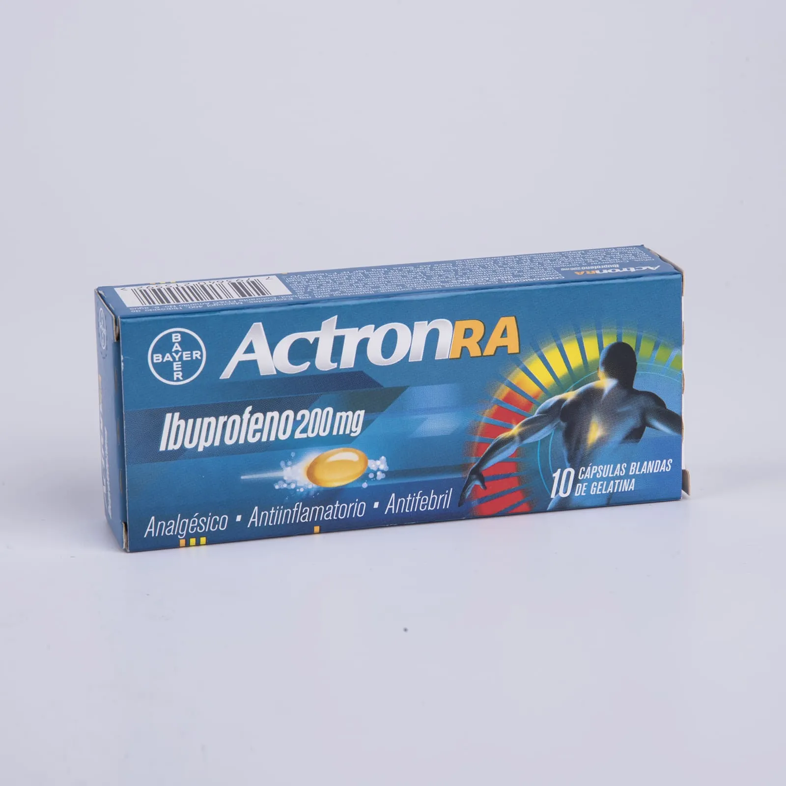 Actron RA 200 mg x 10 Cápsulas Blandas - Ibuprofeno