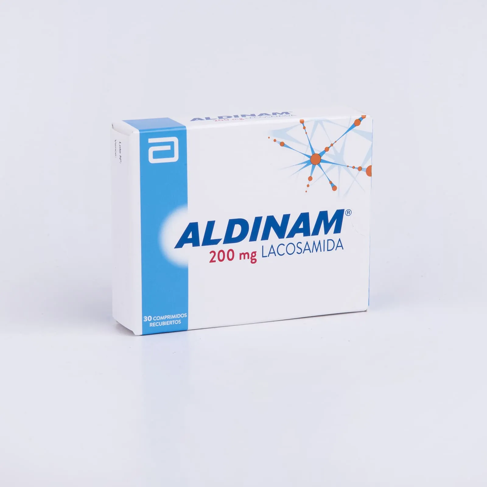 Aldinam 200 mg x 30 Comprimidos Recubiertos - Lacosamida