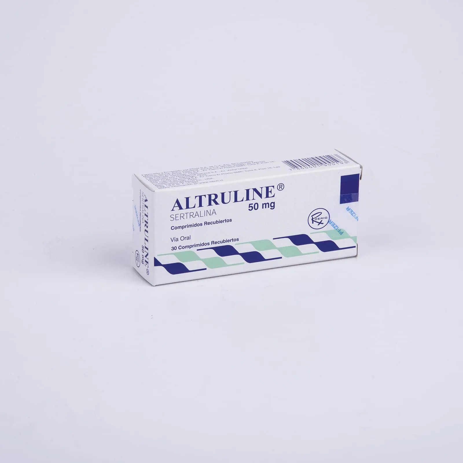 Altruline 50 mg x 30 Comprimidos Recubiertos - Sertralina