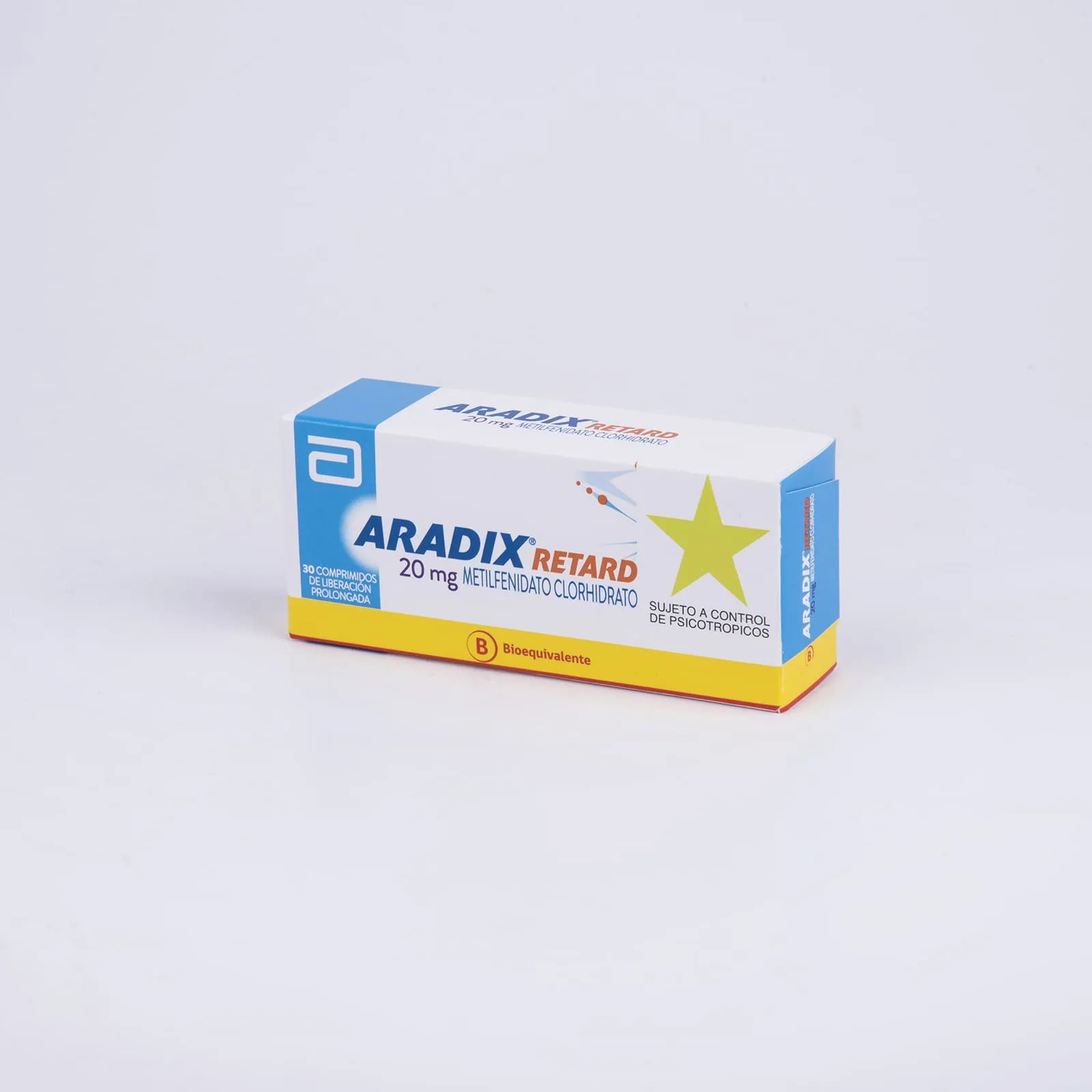 Aradix Retard 20 mg x 30 Comprimidos - Metilfenidato