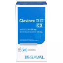Clavinex Duo CD 875/125 mg x 20 Comprimidos - Amoxicilina + Ácido Clavulánico
