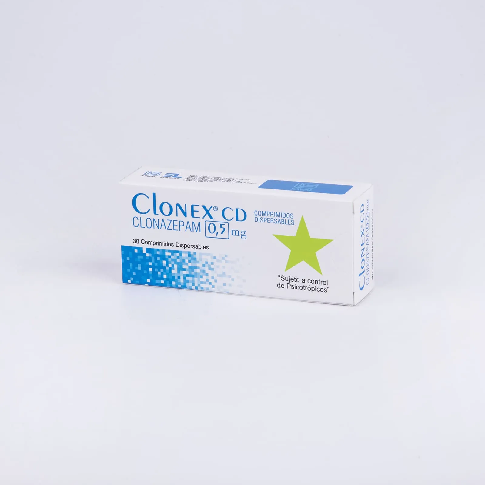 Clonex CD 0,5 mg x 30 Comprimidos Dispersables - Clonazepam