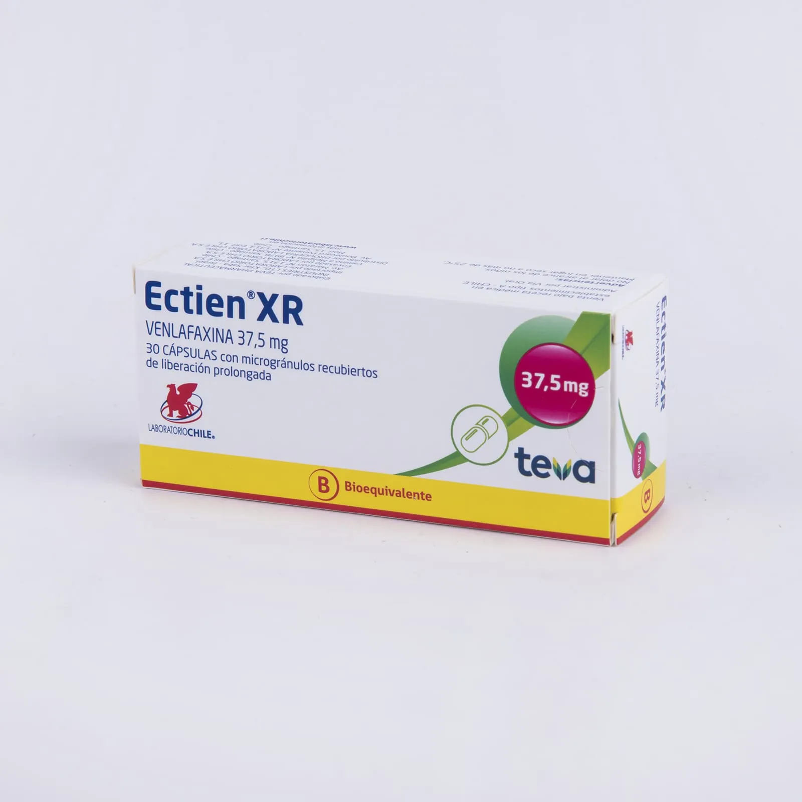 Ectien XR 37,5 mg x 30 Cápsulas - Venlafaxina