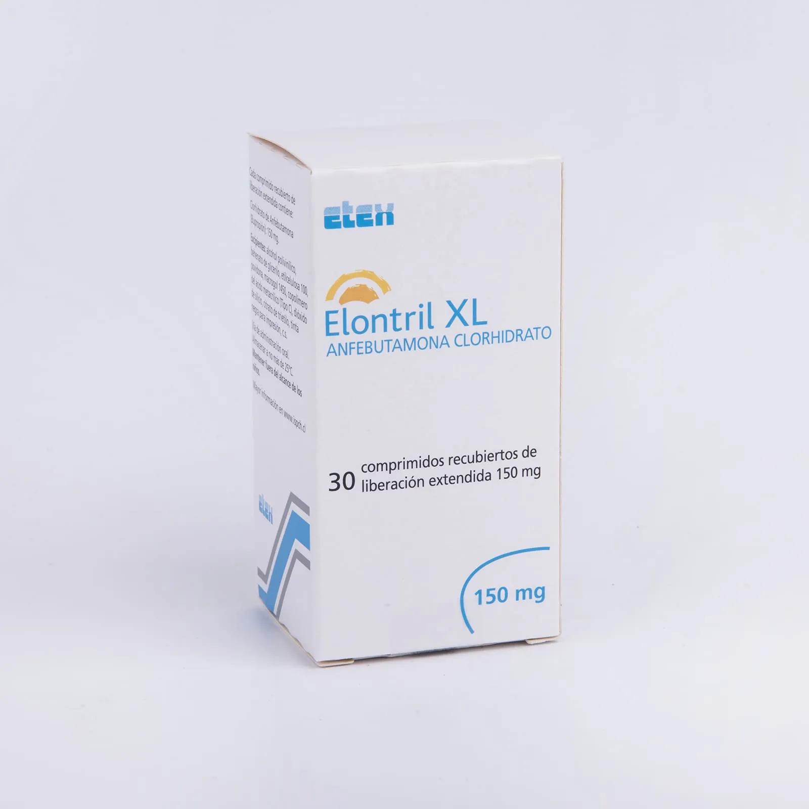 Elontril XL 150 mg x 30 Comprimidos - Bupropión (Anfebutamona)