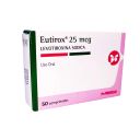 EUTIROX  25 MCG 50 Comprimidos