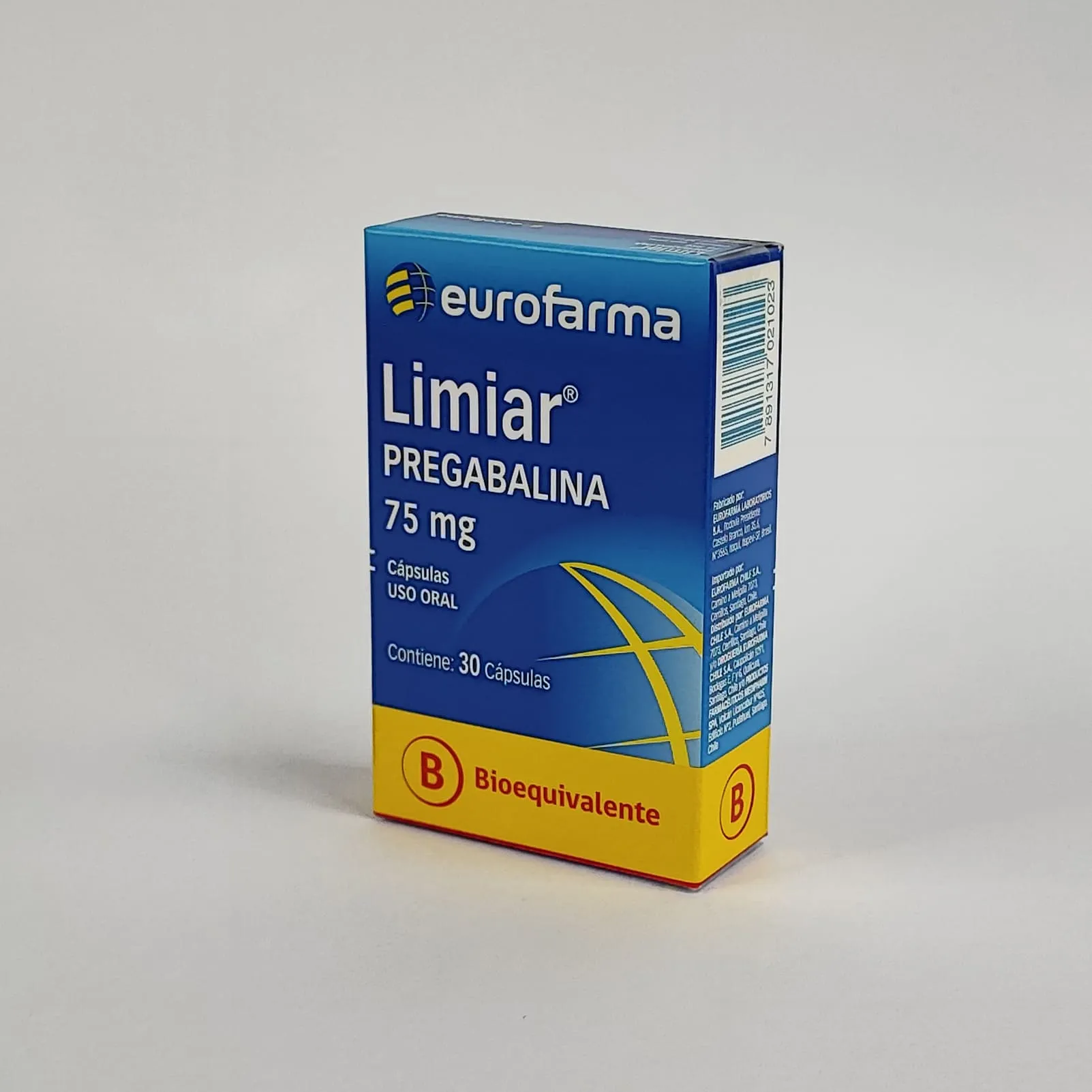 Limiar 75 mg x 30 Cápsulas - Pregabalina