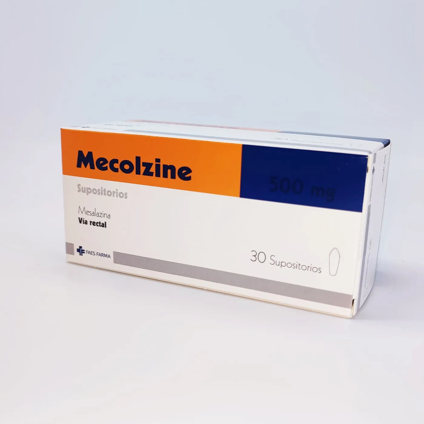 Mecolzine 500 mg x 30 Supositorios - Mesalazina
