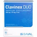 Clavinex Duo 400/57 mg Suspensión Oral 70 ml - Amoxicilina/Clavulánico