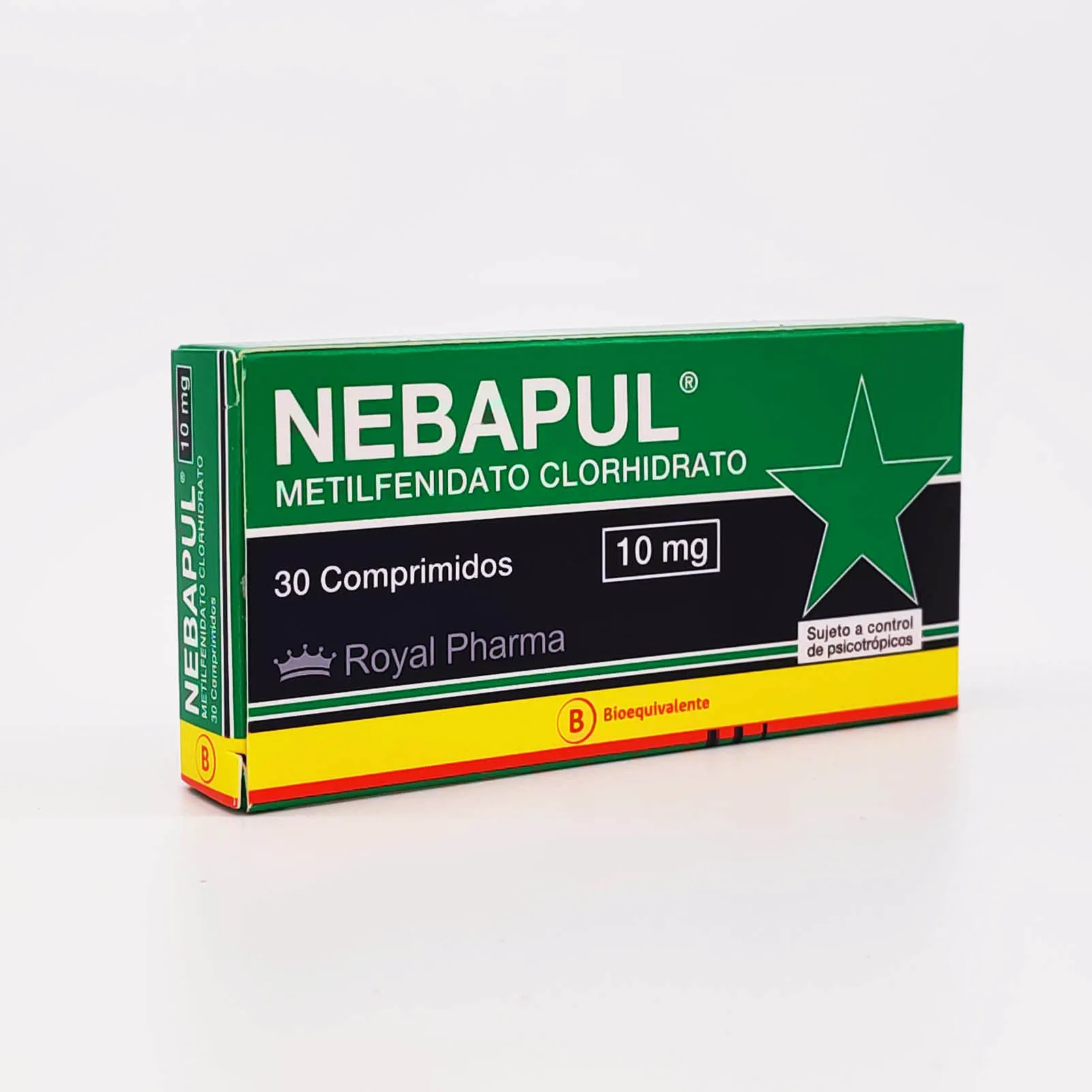 Nebapul 10 mg x 30 Comprimidos - Metilfenidato