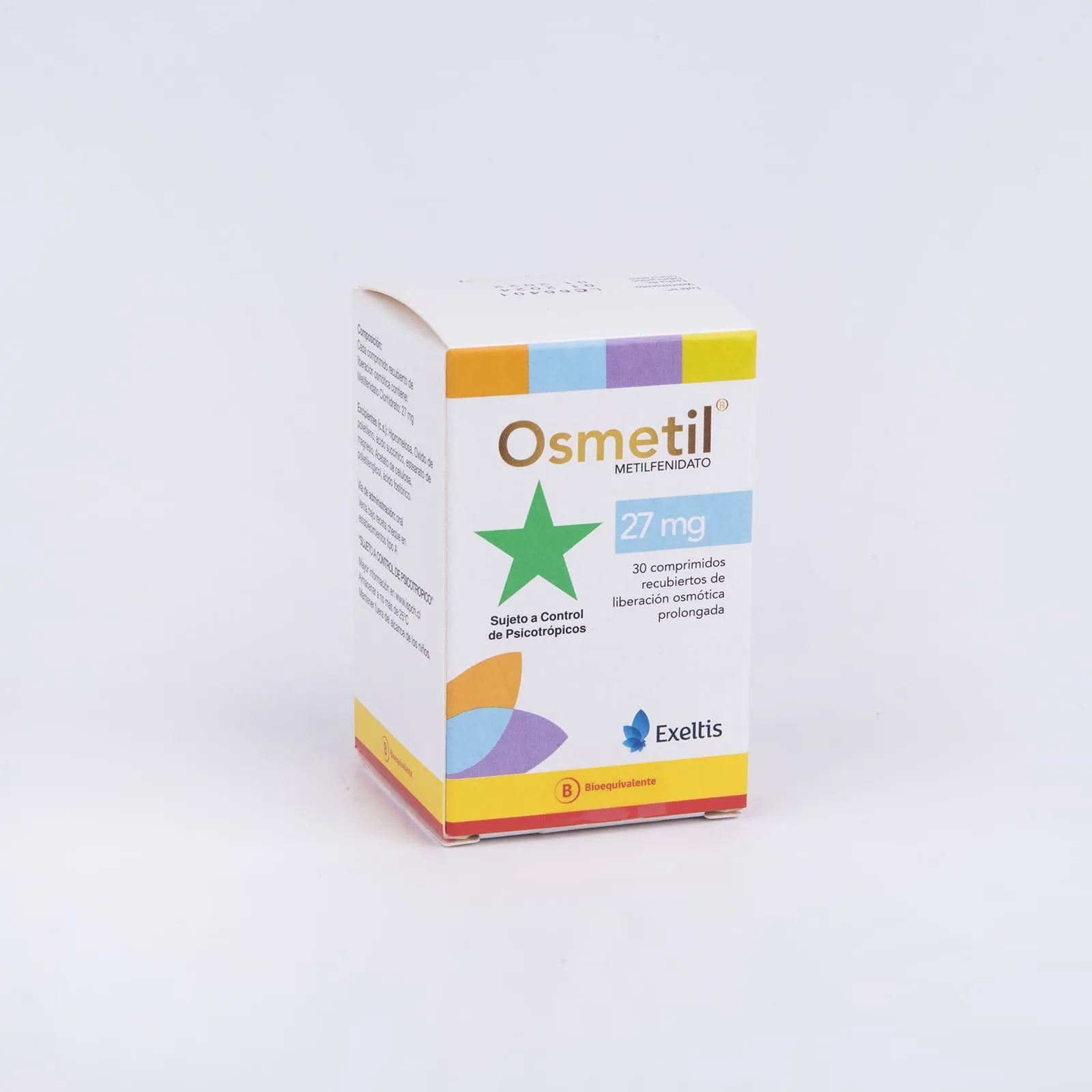 Osmetil Metilfenidato 27 mg x 30 Comprimidos - TDAH
