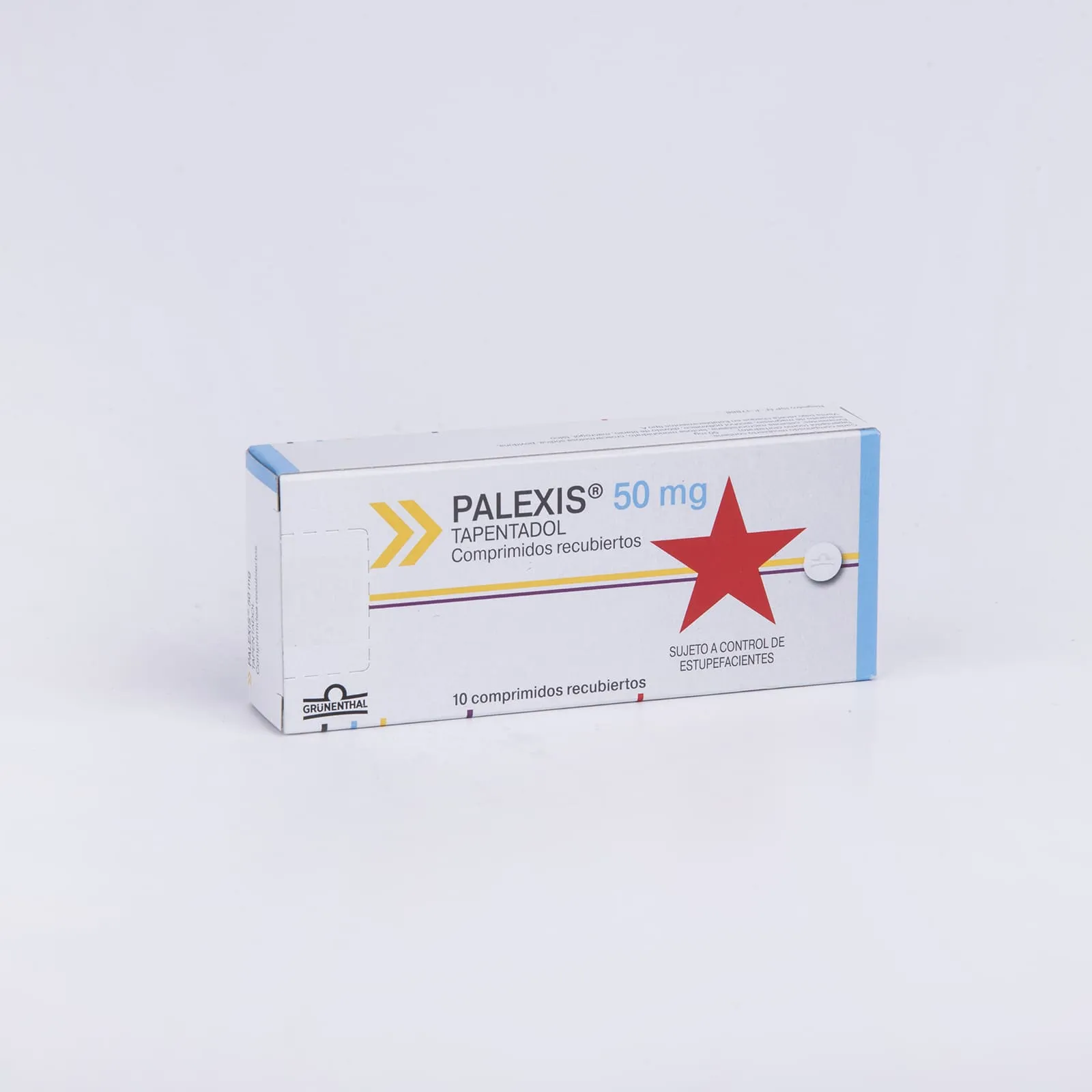 Palexis 50 mg x 10 Comprimidos Recubiertos - Tapentadol