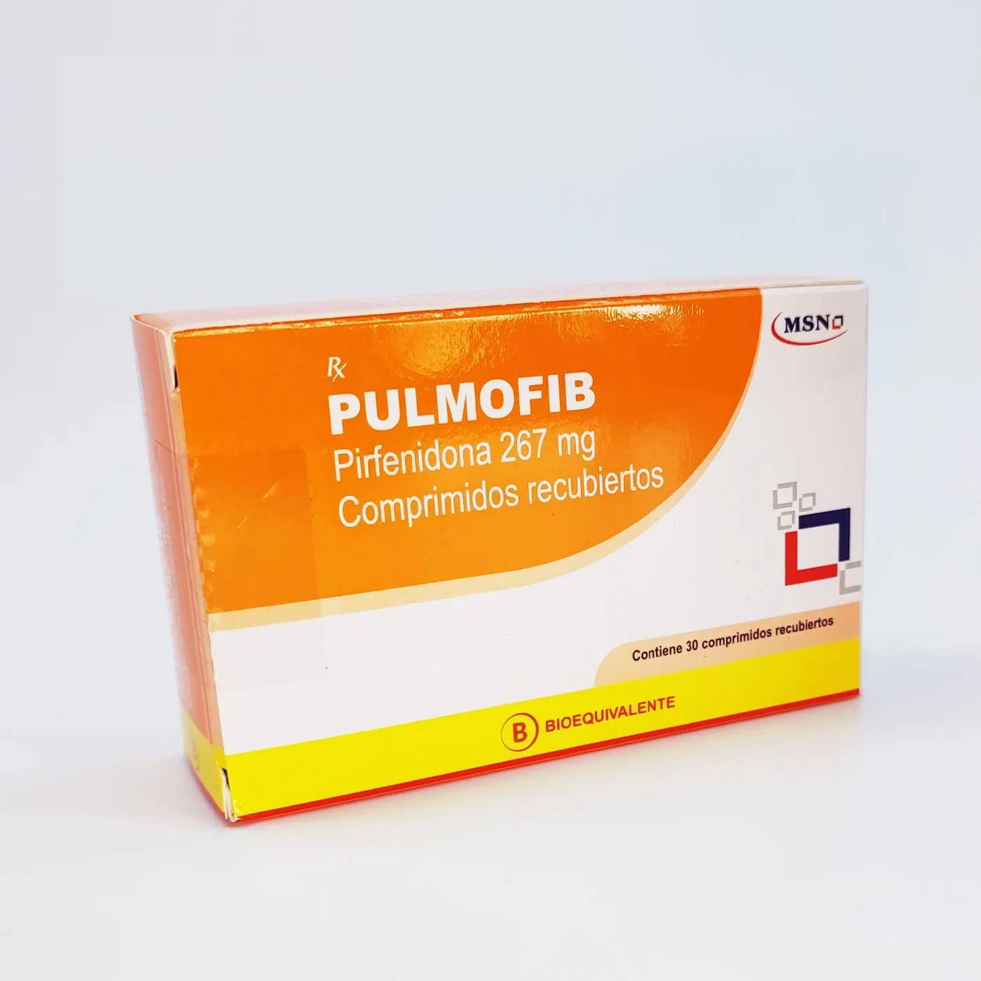 Pulmofib 267 mg 30 Comprimidos Recubiertos - Pirfenidona